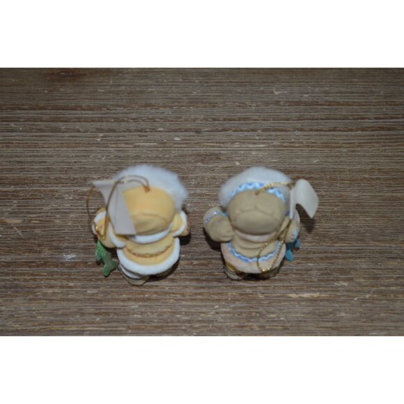 Enesco Cherished Teddies Eskimo Ornaments Christmas Holiday Fish Bear Hanging - Picture 2 of 11